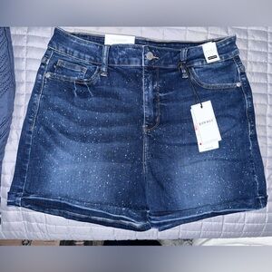 Judy Blue Dark Wash High Waist Jean Shorts